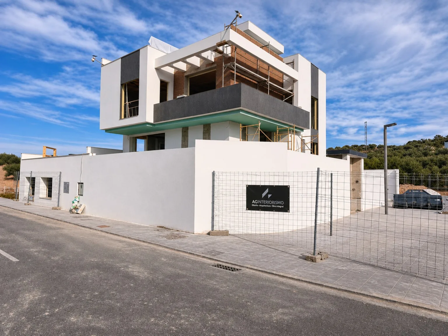 Vivienda unifamiliar en obras en Nueva Monteluz, Peligros, con proyecto de interiorismo de AG Interiorismo